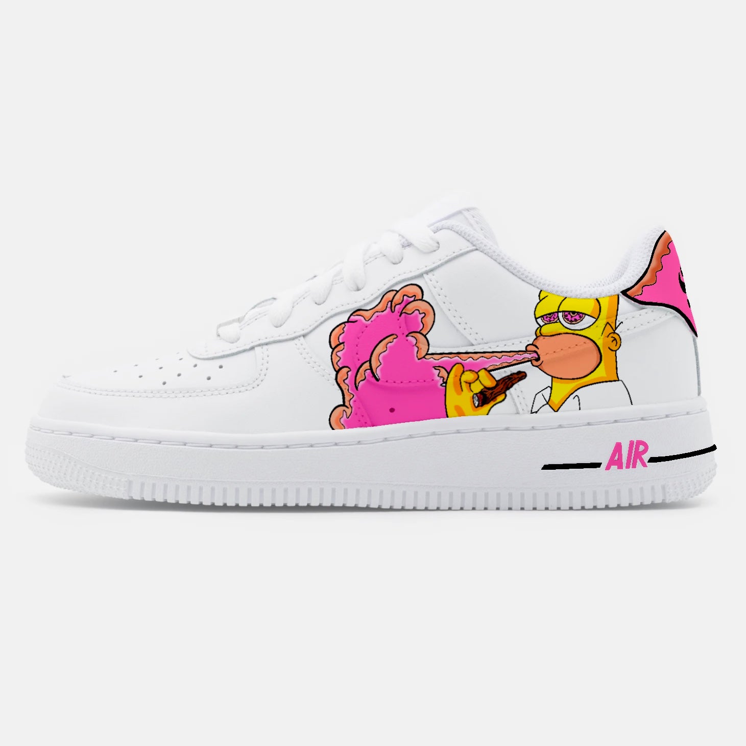 Air force 1 simpsons custom online