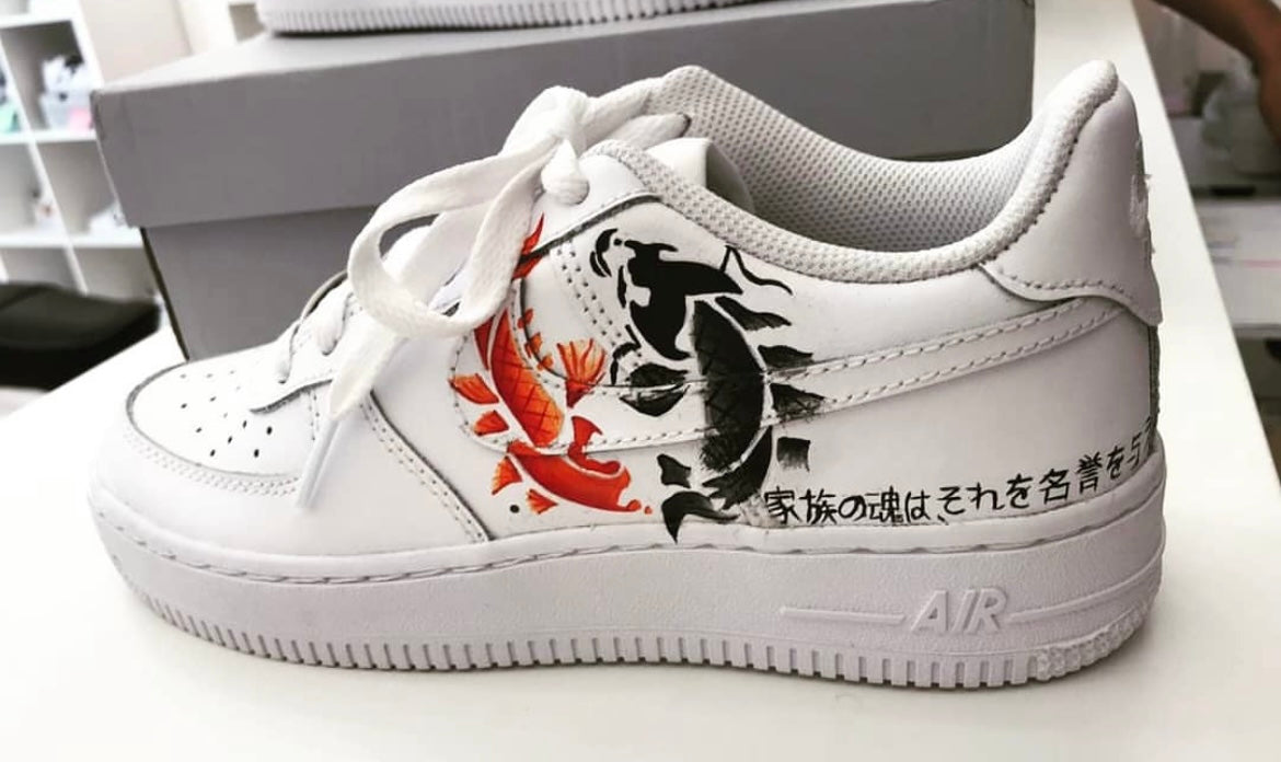 AF1 personalizado "Carpa japonesa"