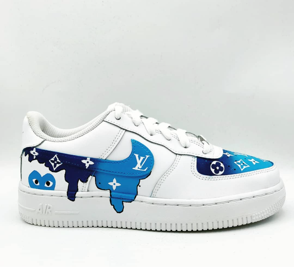 AF1 Custom "CDG x LV"