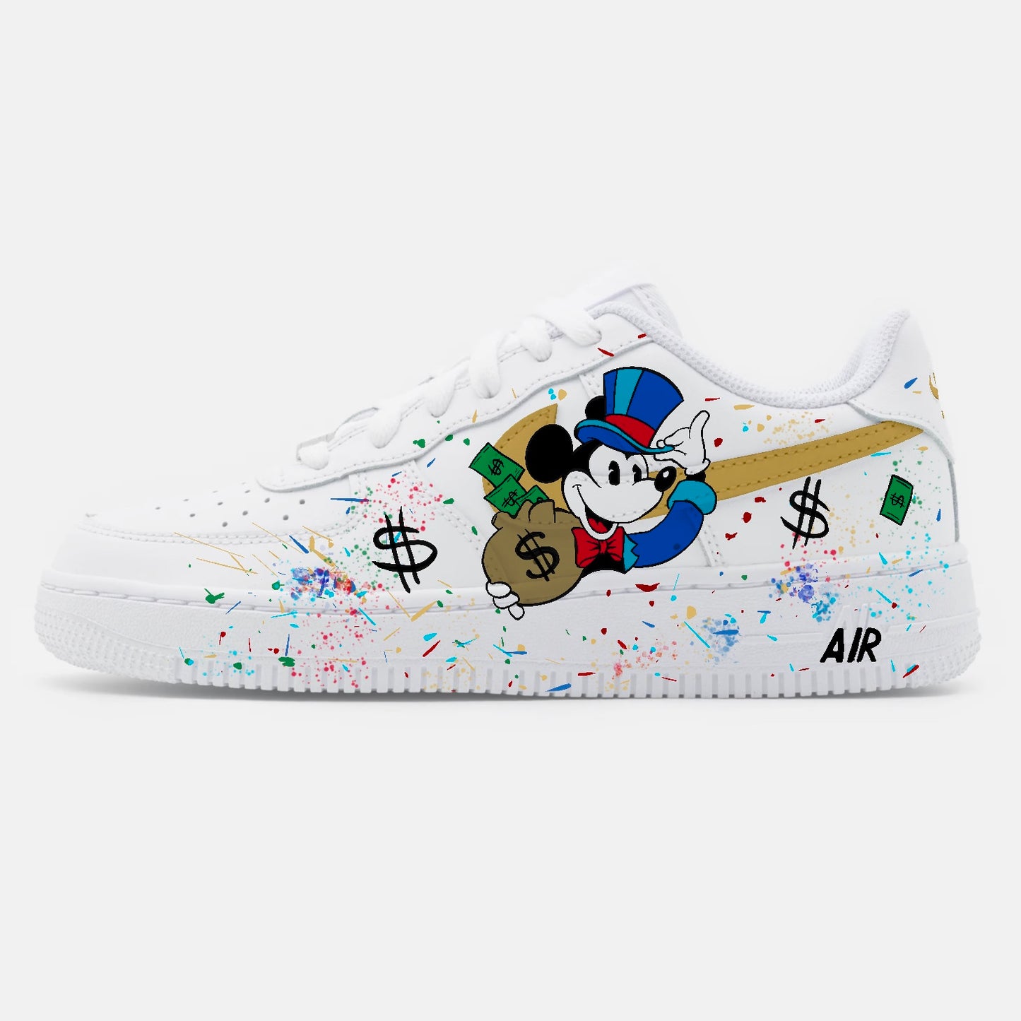 AF1 Custom "Picsou & Mickey"