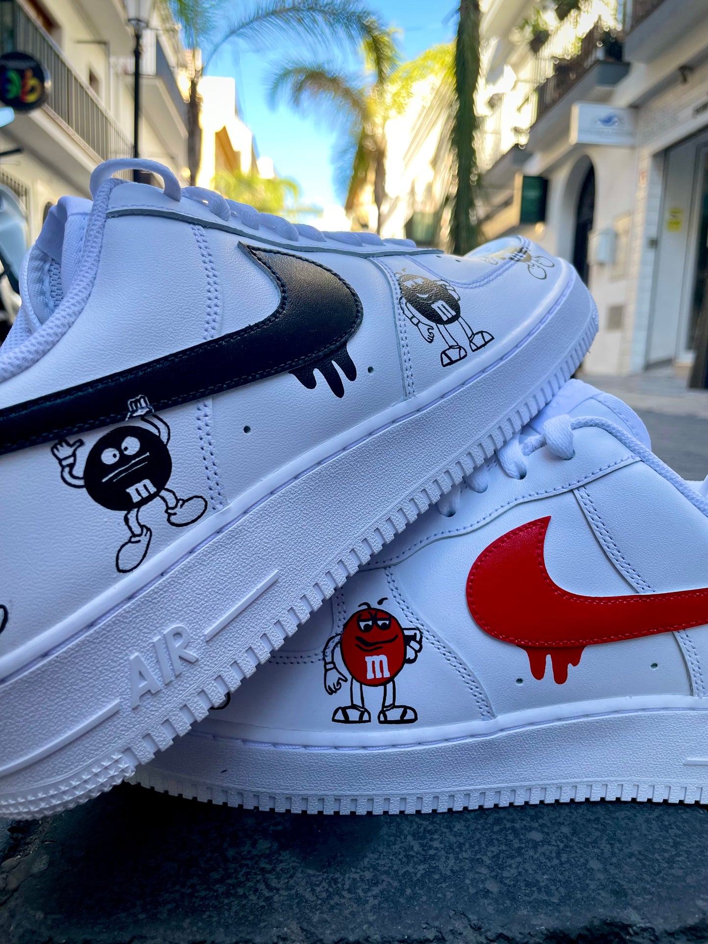 AF1 Custom “M&amp;M’s”