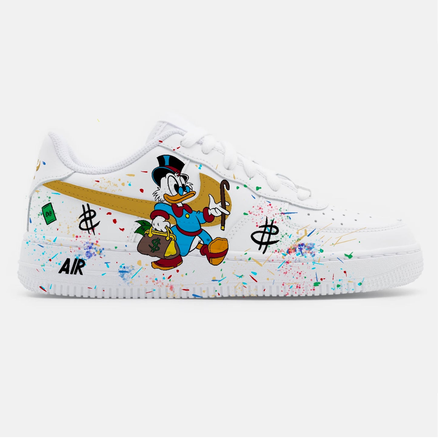 AF1 Custom "Picsou & Mickey"