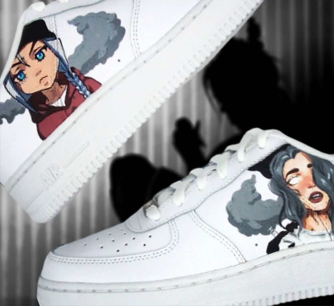 AF1 personalizado “Billie Eilish”