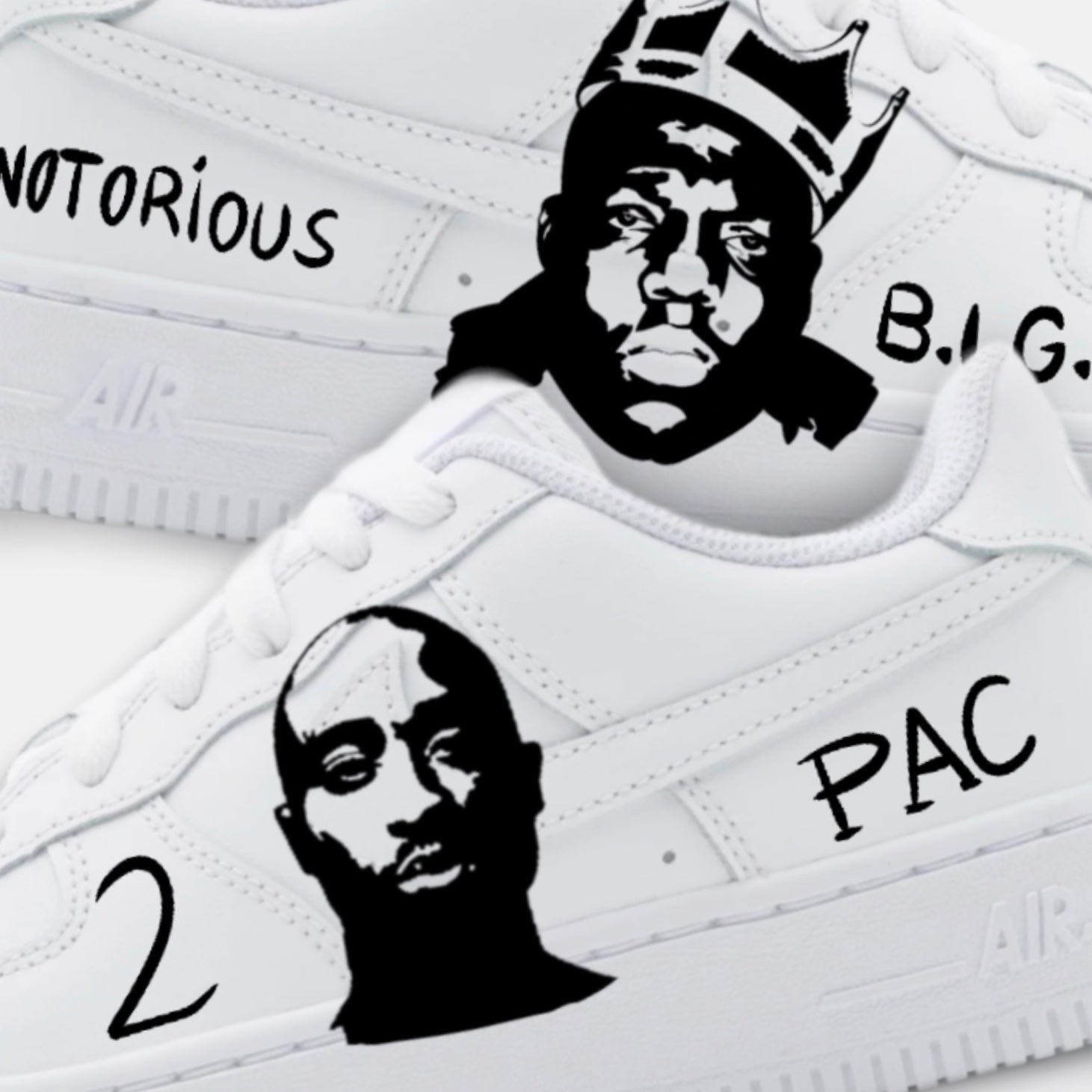 AF1 Custom "2Pac & Notorious Big"