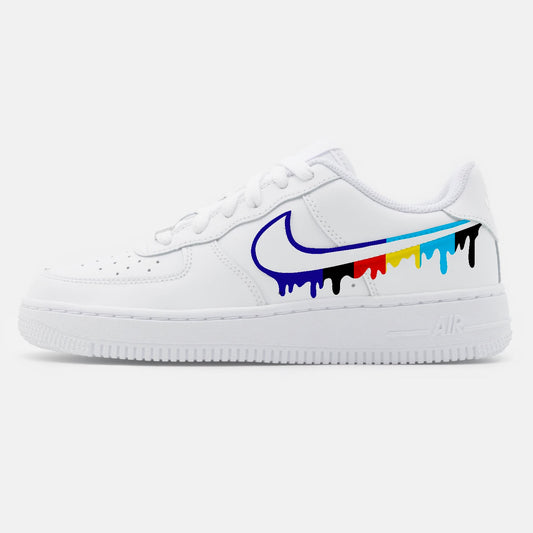 AF1 Custom "Drips Multicolor"