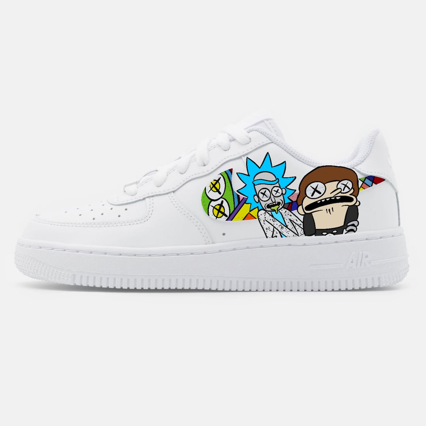 AF1 Custom "Rick & Morty Psychédélique"