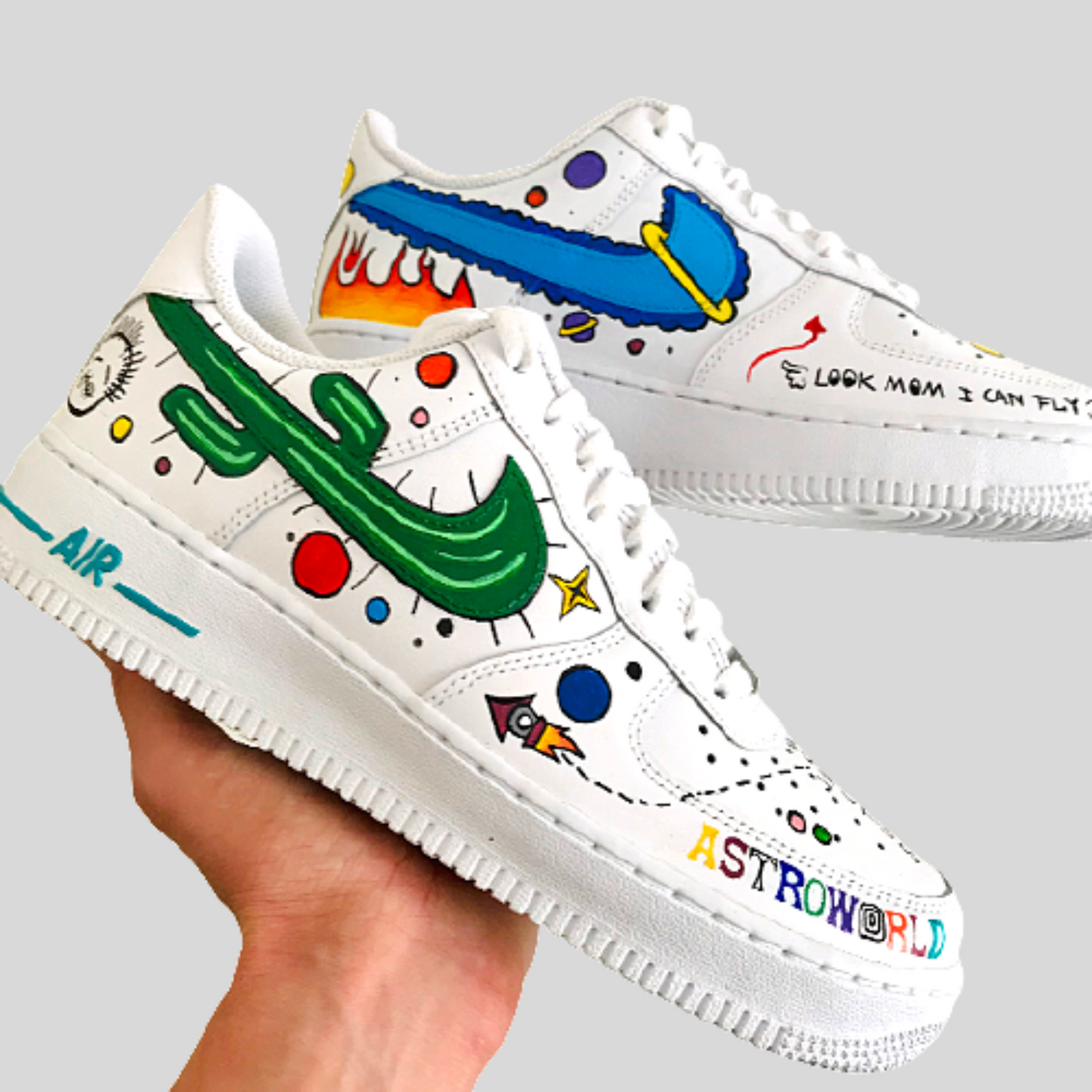 AF1 “Astromundo” personalizado