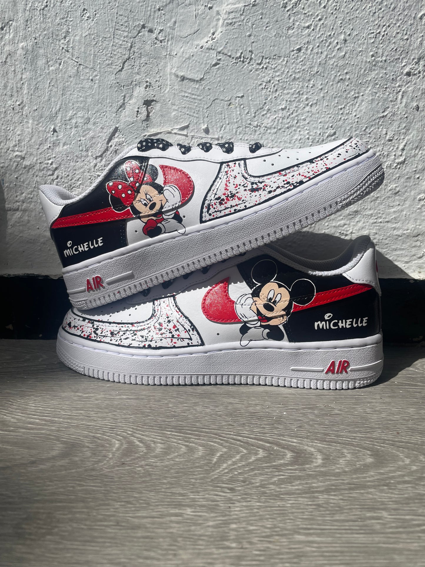 AF1 Custom “Mickey &amp; Minnie”