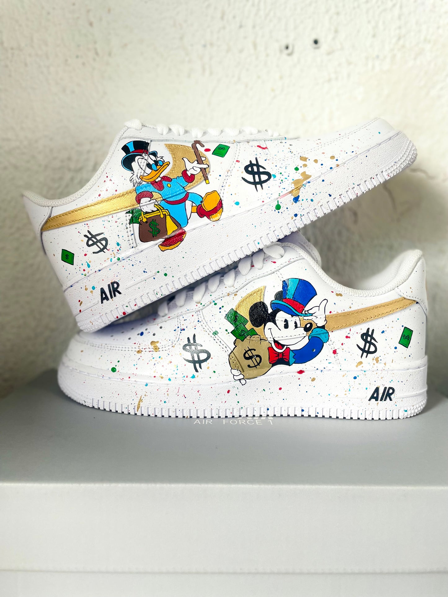 AF1 Custom "Picsou & Mickey"