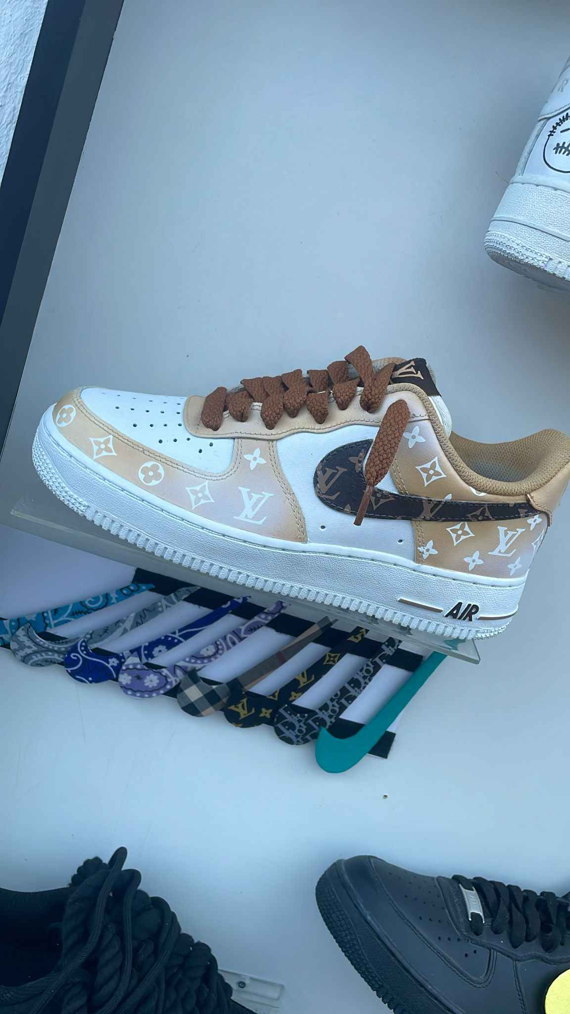 AF1 Custom “LV Blue”