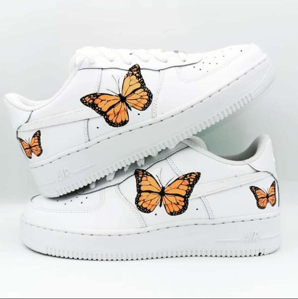AF1 “Mariposa naranja” personalizada