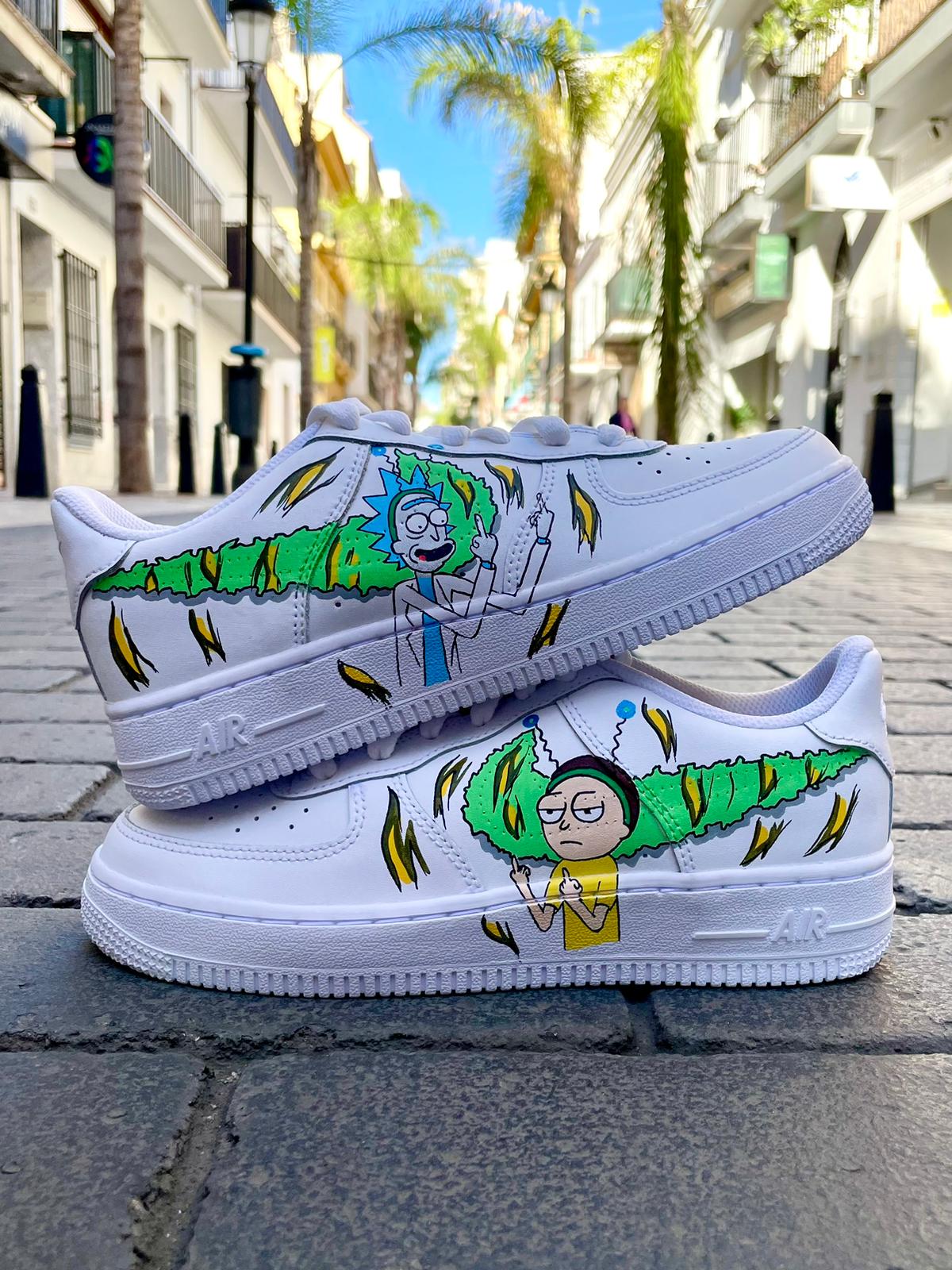 AF1 personalizado "Rick y Morty"