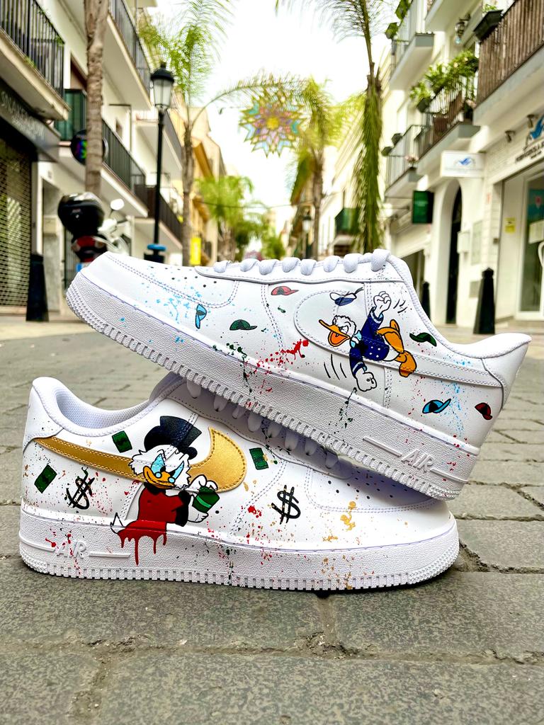 AF1 personalizado "Scooo y Donald"